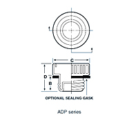 ADP Series - Threaded Aluminum Plugs for Flareless Tube and Hose Assemblies - 2